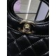 Replica Chanel Shiny Lambskin 31 Mini Shopping Bag AS4133 Black