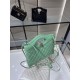 Fake Chanel Shiny Lambskin 31 Mini Shopping Bag AS4133 Green Replica