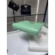 Fake Chanel Shiny Lambskin 31 Mini Shopping Bag AS4133 Green Replica