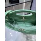 Fake Chanel Shiny Lambskin 31 Mini Shopping Bag AS4133 Green Replica