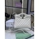 Replica Chanel Shiny Lambskin 31 Mini Shopping Bag AS4133 White