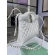 Replica Chanel Shiny Lambskin 31 Mini Shopping Bag AS4133 White