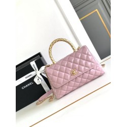Replica Chanel Small Coco Handle Bag A92990 Pink