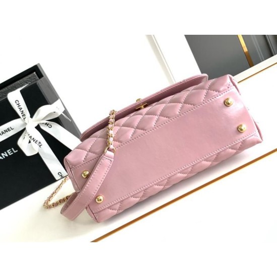Replica Chanel Small Coco Handle Bag A92990 Pink