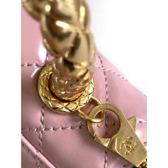 Replica Chanel Small Coco Handle Bag A92990 Pink