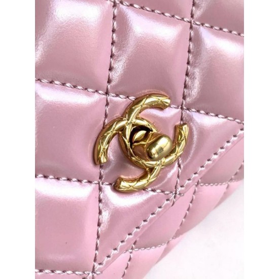 Replica Chanel Small Coco Handle Bag A92990 Pink