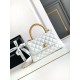Replica Chanel Small Coco Handle Bag A92990 White