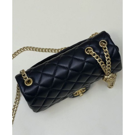 Fake Chanel Small Flap Bag Black AS4041 Replica