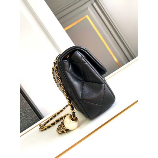 Fake Chanel Small Flap Bag Black AS4861 Replica