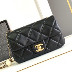 Fake Chanel Small Flap Bag Black AS4861 Replica