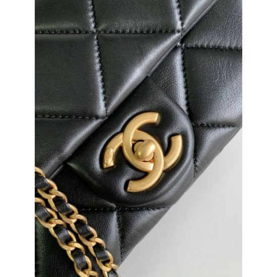 Fake Chanel Small Flap Bag Black AS4861 Replica