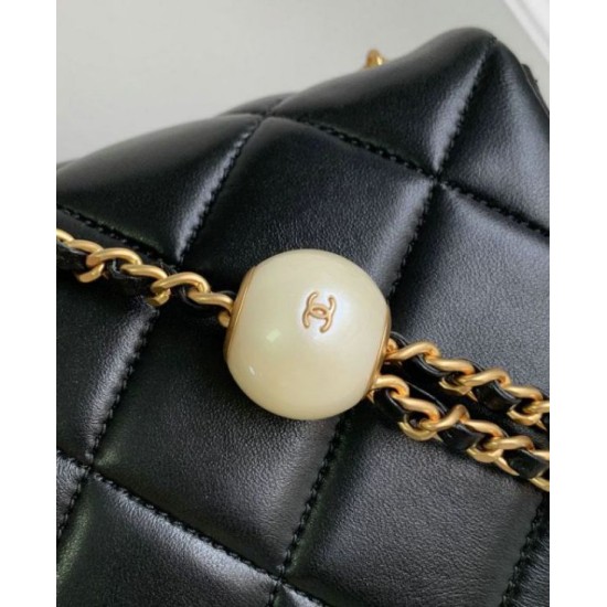 Fake Chanel Small Flap Bag Black AS4861 Replica