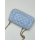 Fake Chanel Small Flap Bag Blue AS4041 Replica