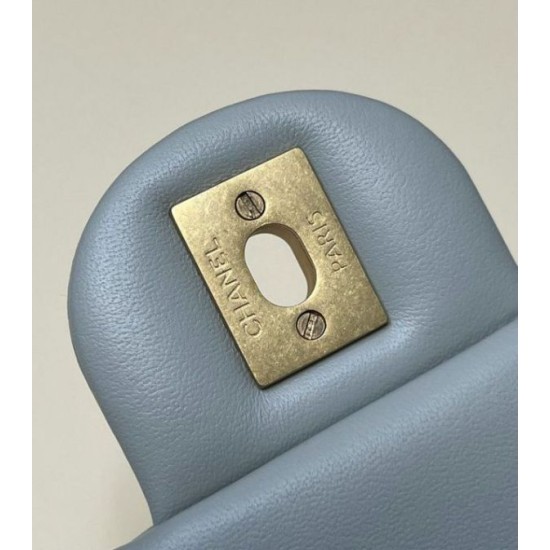 Fake Chanel Small Flap Bag Blue AS4041 Replica