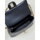 Replica Chanel Small Flap Bag With Top Handle Black AS4023
