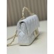 Fake Chanel Small Flap Bag With Top Handle White AS4023 Replica
