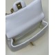 Fake Chanel Small Flap Bag With Top Handle White AS4023 Replica