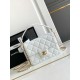 Fake Chanel Small Flap Bag with Top Handle AS4038 White Replica