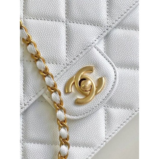 Fake Chanel Small Flap Bag with Top Handle AS4038 White Replica