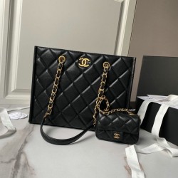 Replica Chanel Small Tote AS4940 Black