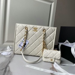 Replica Chanel Small Tote AS4940 White