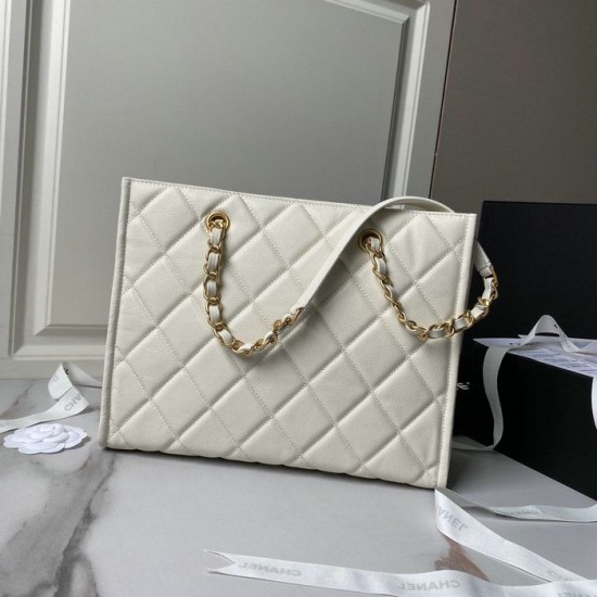 Replica Chanel Small Tote AS4940 White