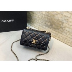 Replica Chanel Vintage Flap Bag Black AS2615