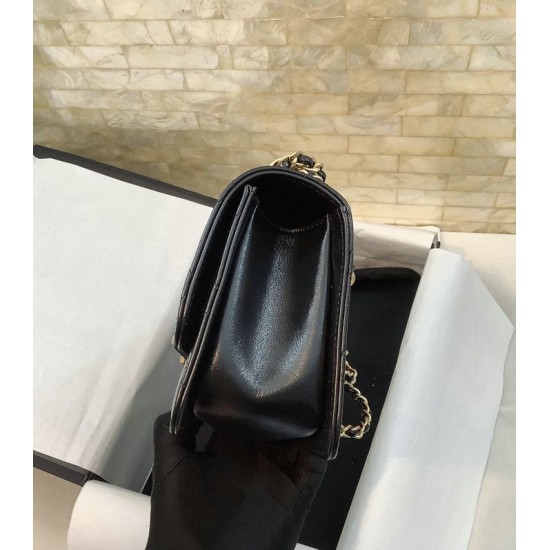 Replica Chanel Vintage Flap Bag Black AS2615