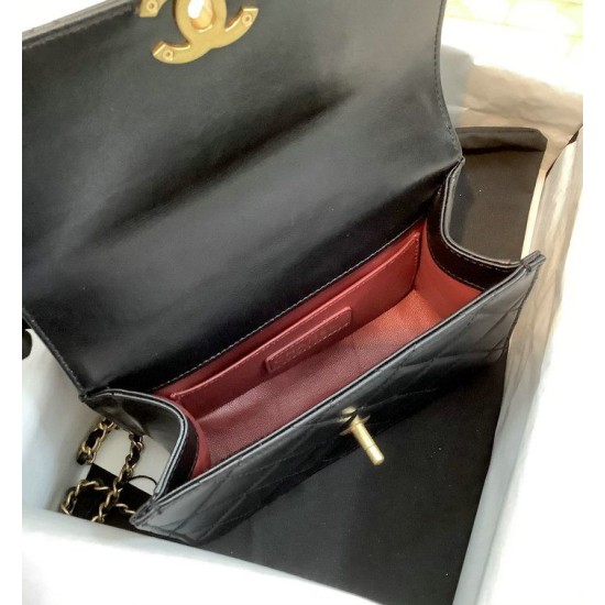 Replica Chanel Vintage Flap Bag Black AS2615