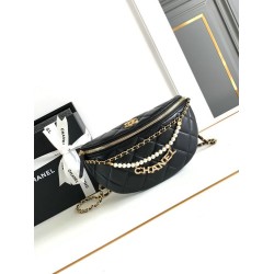 Fake Chanel Waist Bag AS4991 Black Replica