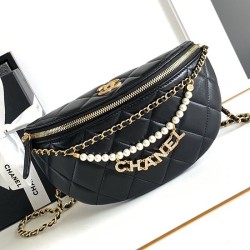 Fake Chanel Waist Bag AS4991 Black Replica