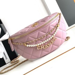 Fake Chanel Waist Bag AS4991 Pink Replica