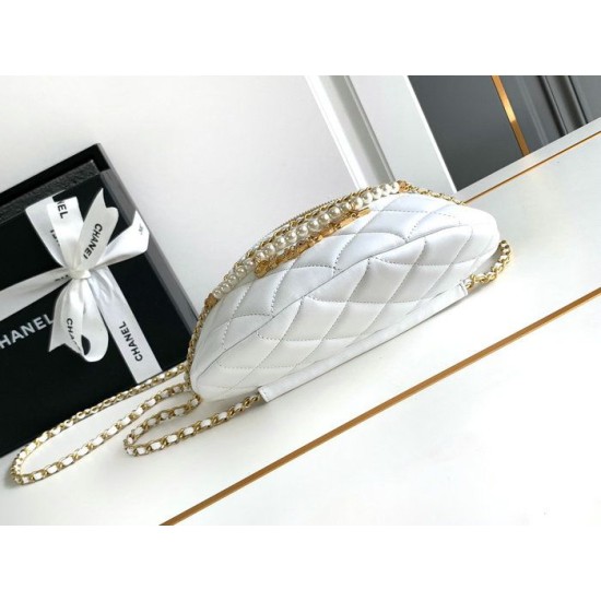 Replica Chanel Waist Bag AS4991 White