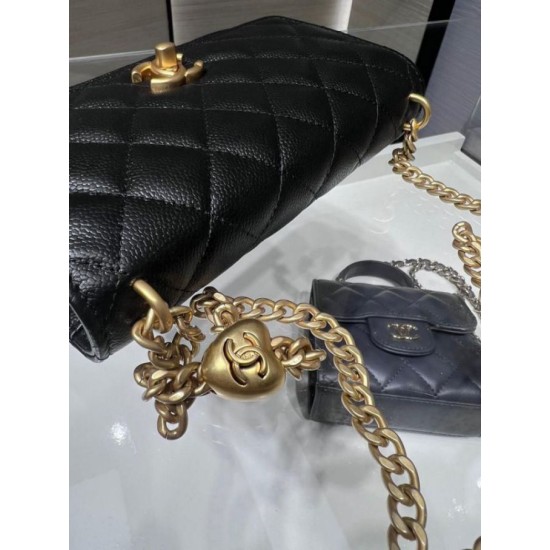 Replica Chanel Woc Chain Wallet AP3201 Black