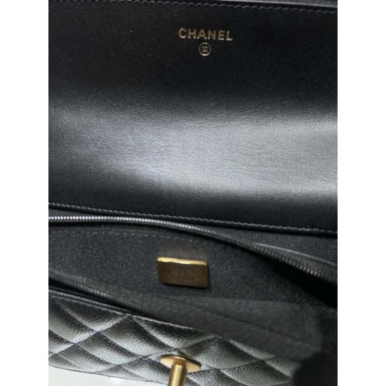 Replica Chanel Woc Chain Wallet AP3201 Black