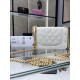 Replica Chanel Woc Chain Wallet AP3201 White