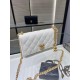 Replica Chanel Woc Chain Wallet AP3201 White