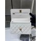 Replica Chanel Woc Chain Wallet AP3201 White