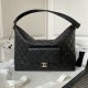 Fake Medium Chanel Calfskin Hobo Bag Black AS4339 Replica