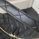Fake Medium Chanel Calfskin Hobo Bag Black AS4339 Replica