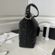 Replica Small Chanel Calfskin Hobo Bag Black AS4347