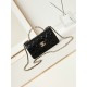 Fake Small Chanel Flap Bag with Top Handle AP3803 Black Replica