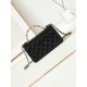 Fake Small Chanel Flap Bag with Top Handle AP3803 Black Replica