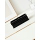 Fake Small Chanel Flap Bag with Top Handle AP3803 Black Replica