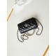Fake Small Chanel Flap Bag with Top Handle AP3803 Black Replica