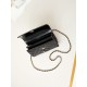 Fake Small Chanel Flap Bag with Top Handle AP3803 Black Replica