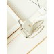 Fake Small Chanel Flap Bag with Top Handle AP3803 White Replica