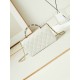 Fake Small Chanel Flap Bag with Top Handle AP3803 White Replica