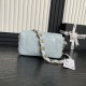 Replica Small Chanel Lambskin Flap Bag AS5167 Light Blue