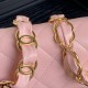 Fake Small Chanel Lambskin Flap Bag AS5167 Pink Replica